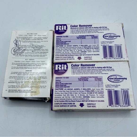 Rit Color Remover  Laundry Treatment Powder Old Formula Vintage All Purpose Dye - Picture 2 of 4